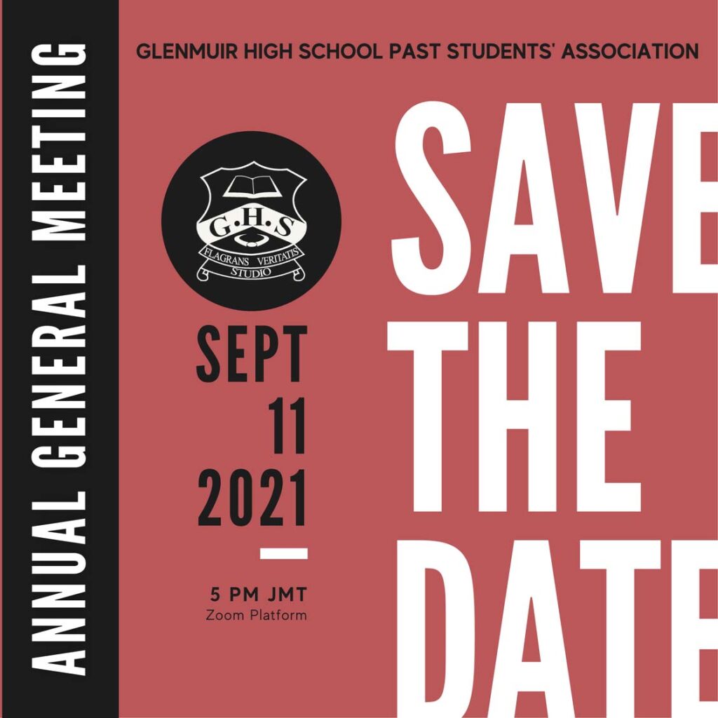 GHSPSA AGM Notice 2021 - Save the Date!